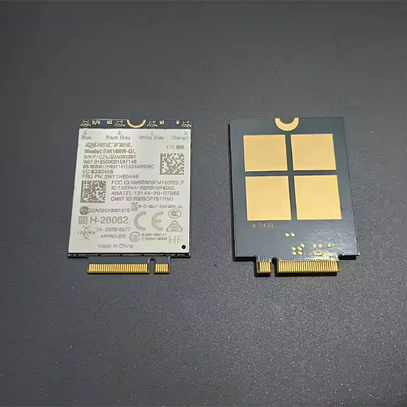 

Модуль Quectel EM160R-GL M.2 1 Гбит/с/150 Мбит/с LTE Cat16 GPS ГЛОНАСС 5W11H85449 Беспроводной для ноутбука, совместимый с Thinkpad FRU T14 T15