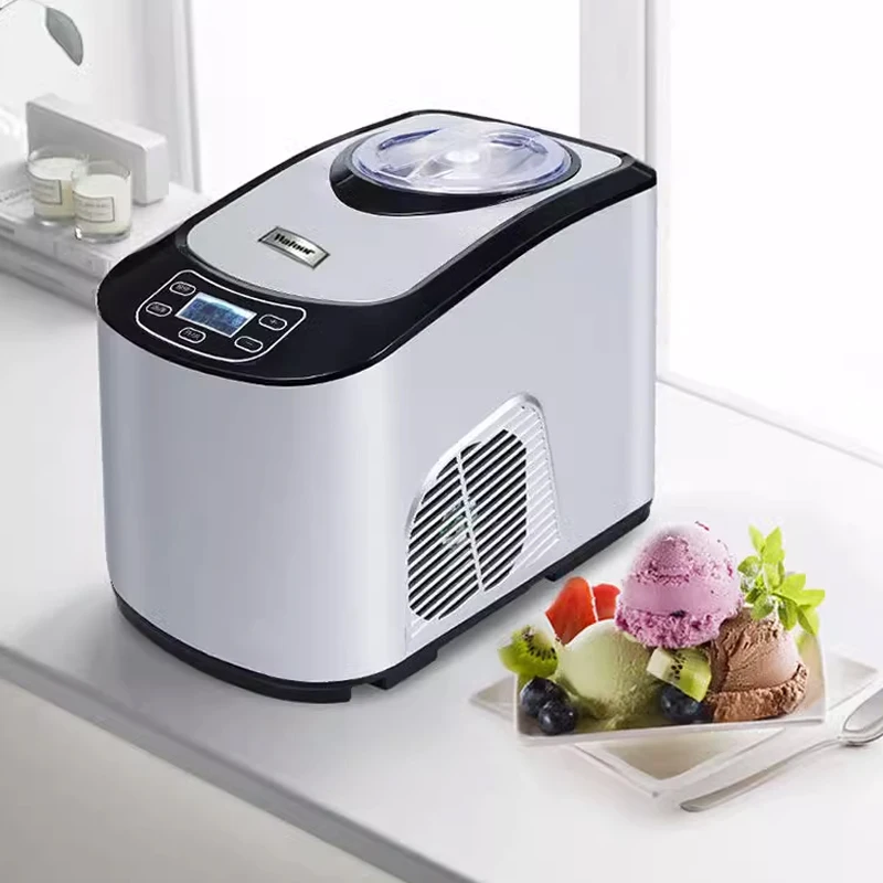 220V Full Automatic High End Home Made Ice Cream Machine Small Commercial Italian Ice Cream Machine 220V 1.5L 140W