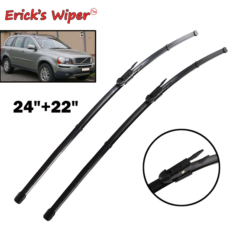 Erick\'s Wiper LHD Front Wiper Blades For Volvo XC90 MK1 2005 - 2014 Windshield Windscreen Clean Window Car Rain Brushes 24\