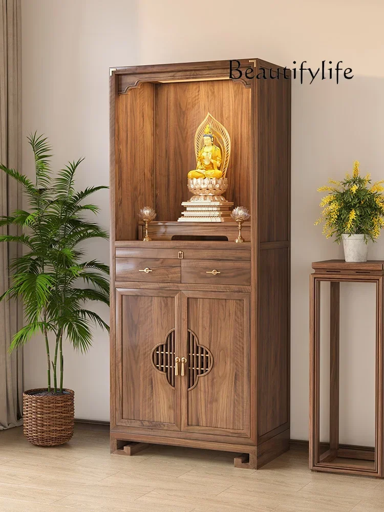 Buddha Niche Altar Altar Chinese Style Modern Light Luxury Guanyin Bodhisattva Home Worship Table