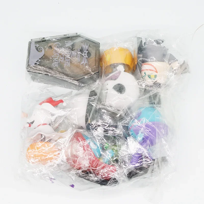 Christmas Limited 8-Piece Dark Cute Style Eco-Friendly  Material,  Jack Plush Decor, Disney Fan Holiday Home Collectible hot Toy