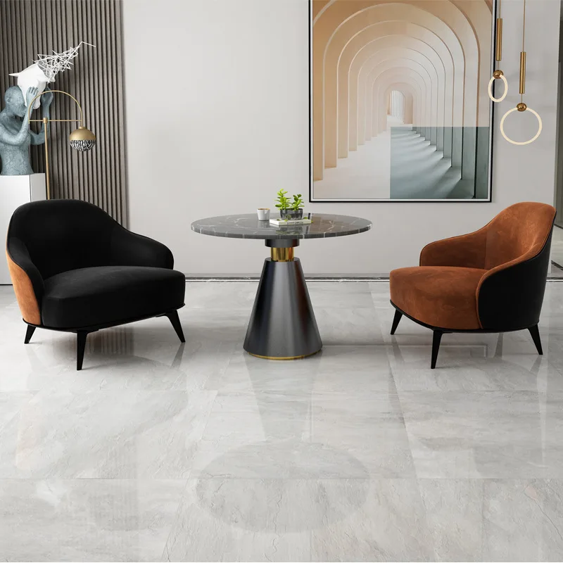 Confortáveis cadeiras relaxantes com costas, sofás nórdicos únicos pretos, espreguiçadeira, poltrona da sala, sofá moderno de recepção de luxo