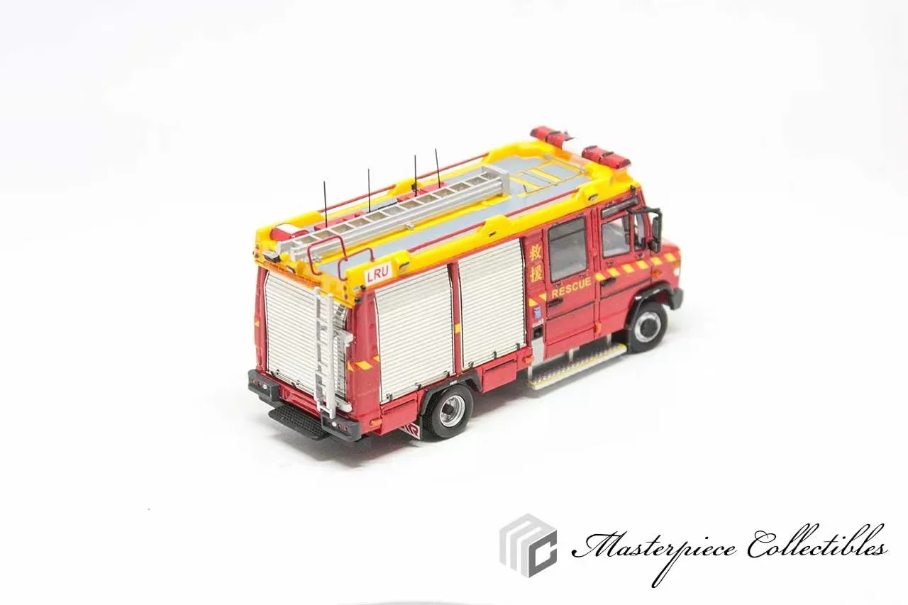 Masterpiece Collectibles 1/76 Hong Kong thin grab fire truck resin car model decoration gift