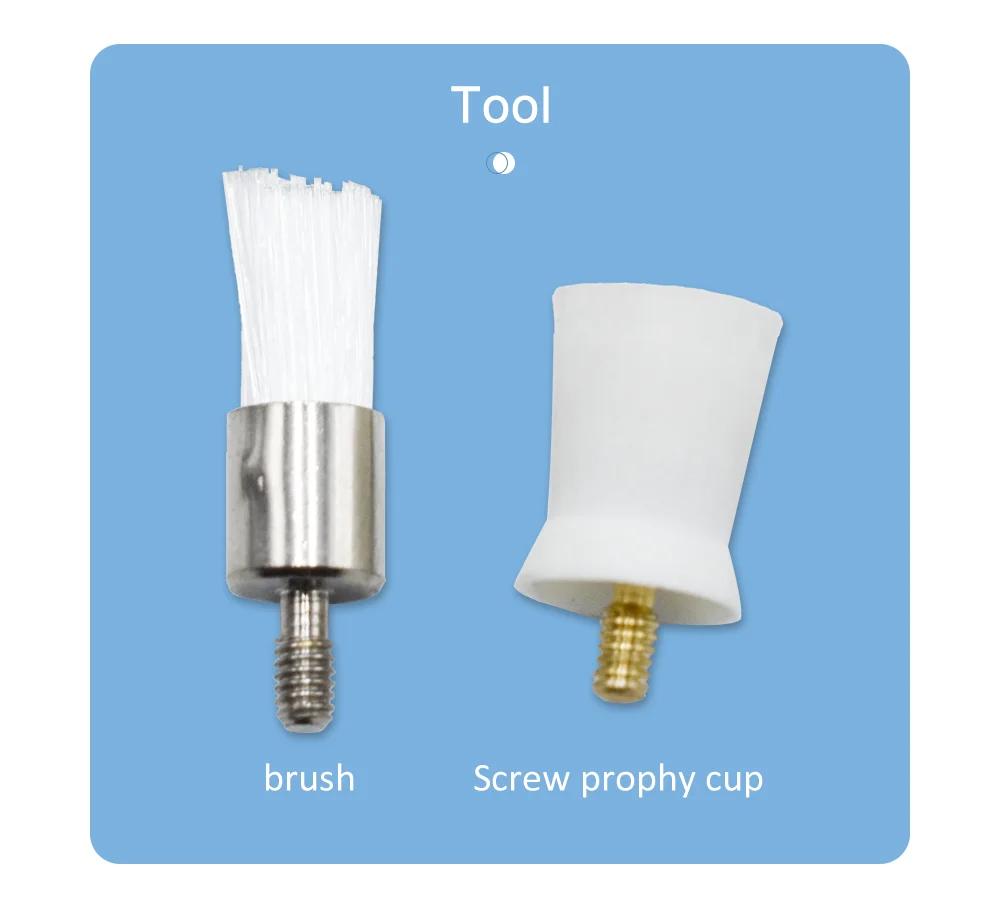 DEASIN Dental 4:1 Prophy Winkelstück mit niedriger Geschwindigkeit FX41P für Zahnmedizinische Ausrüstung Prophylaxe Schraubbecher Prophy-Bürste – Detail 5