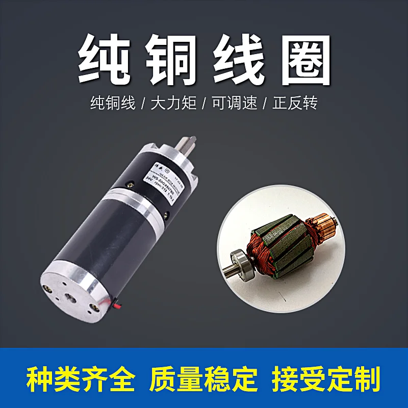 Permanent Magnet Dc Planetary Gear Motor 12 V Big Torque Control Motor And Reversing Gear Slow Pony Up To 24 V