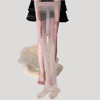 2025 New 0D Sexy Sheer Tights Transparent Women Pantyhose Ultra-thin Nylon Tights Breathable Female Stretchy Stockings T Crtoch