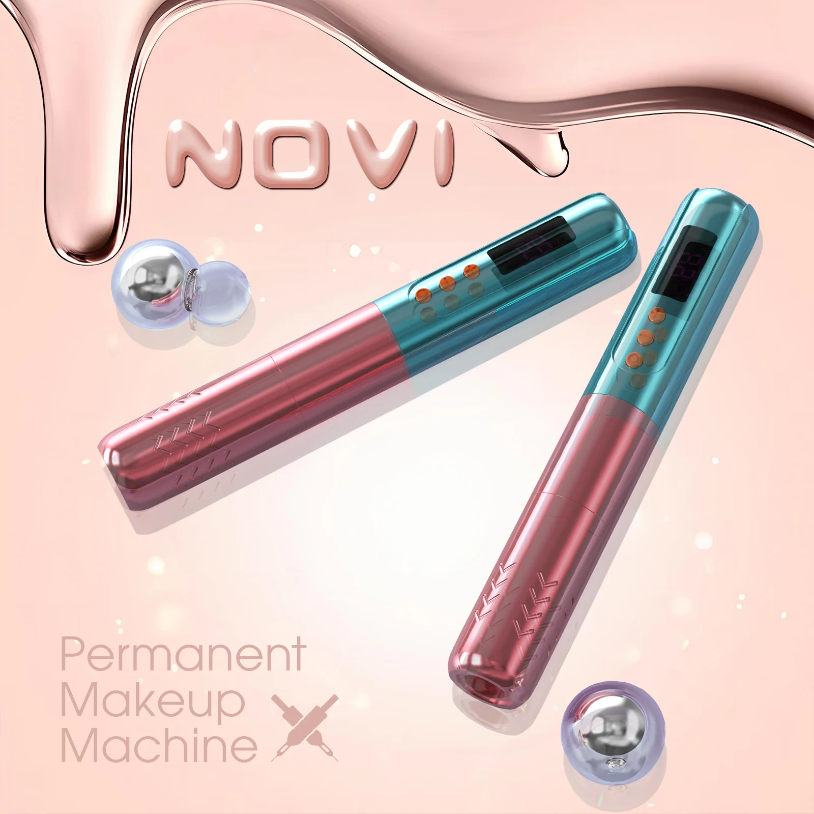 

EZ NOVI Wireless Battery Tattoo machine Pen 1000mAh Batteries Permanent Makeup Supply for SMP&TATTOO Micropigment for Arts