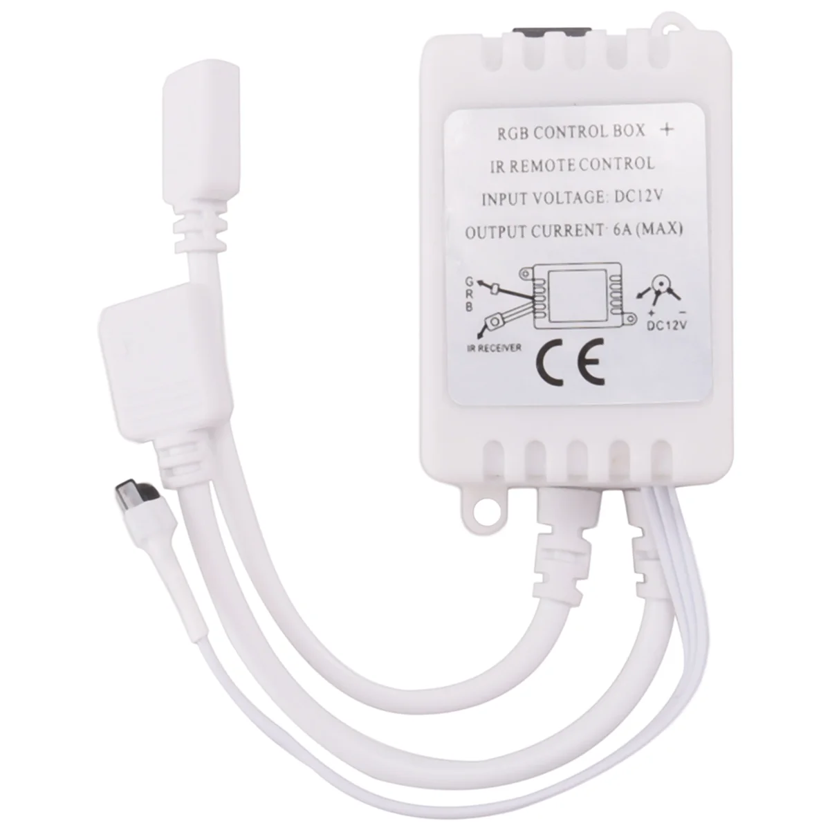 De nieuwe ledstripverlichtingcontroller, controller RGB ledstriplichtcontroller + infraroodafstandsbediening 24 toetsen