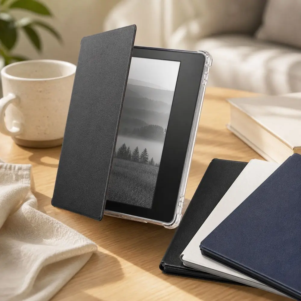 PU Leather Surface Protective Cover Detachable Magnetic Split Protective Shell for XTEINK X4/X3/X4 Pro