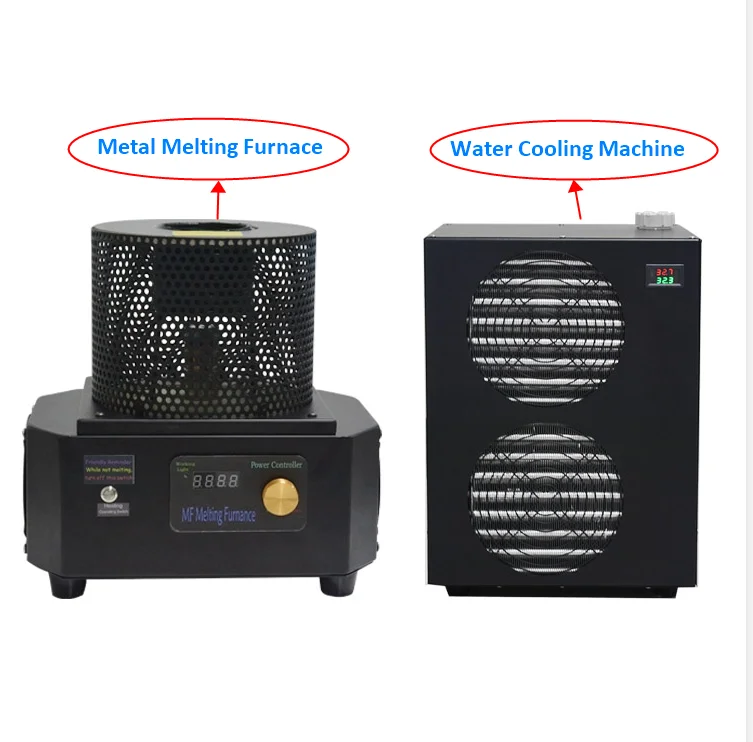 Mini Medium Frequency Melting Furnace For Smelting Metals Multi-functional Induction Melter Electrical Furnace Melting Machine