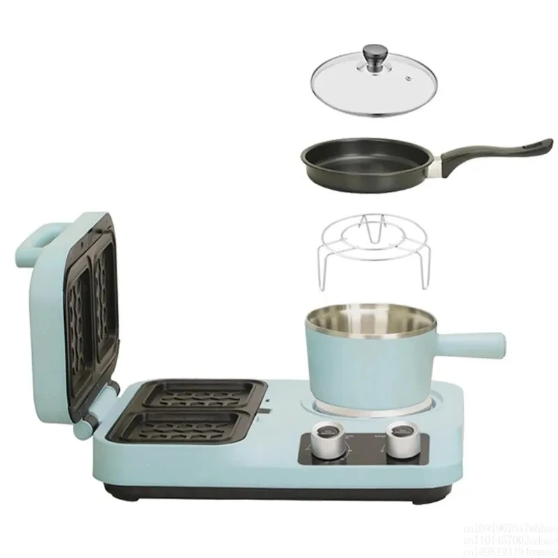 Multifunctional breakfast maker Household small breakfast pot Sandwich maker 4-in-1 light food machine Toast press toaster