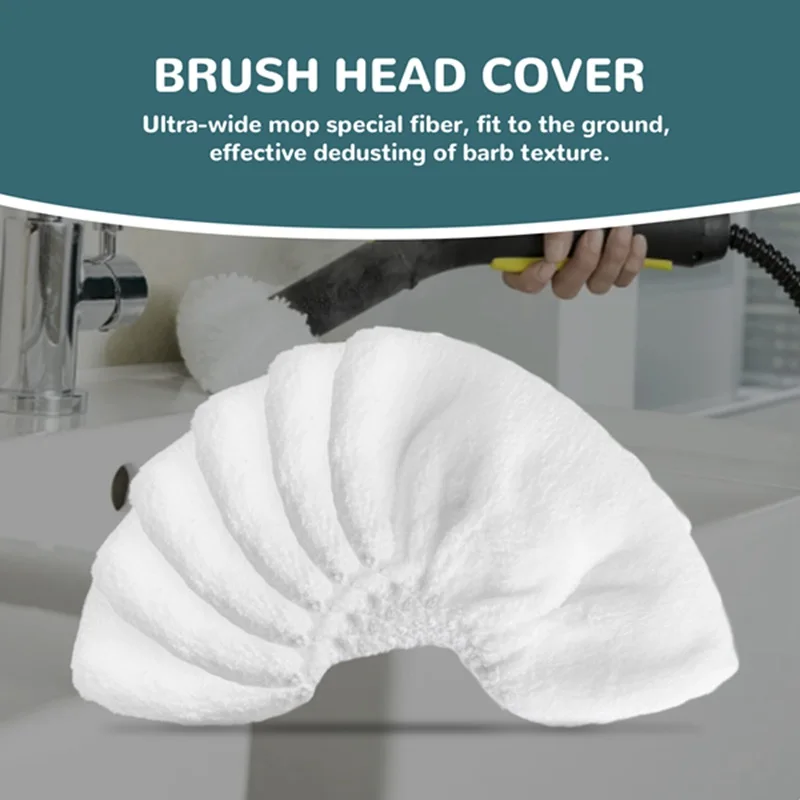 Suku cadang pembersih uap, 12 buah Cover-A19G handuk aksesori pembersih uap untuk KARCHER SC Series SC1/SC2/SC3/SC4/SC5