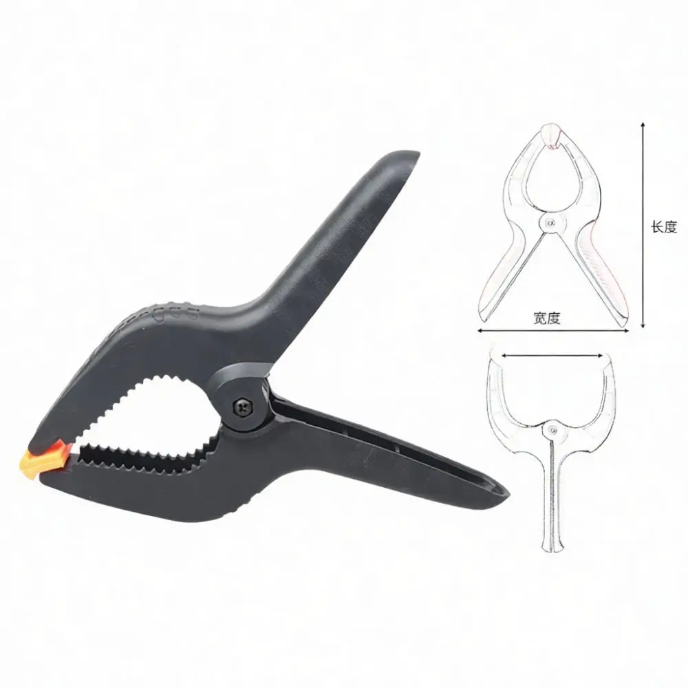 Heavy Duty A Shape Nylon Spring Clamp Woodworking Tool Anti Slip Fixture For For Yujian DIY Repair Holding Accessory