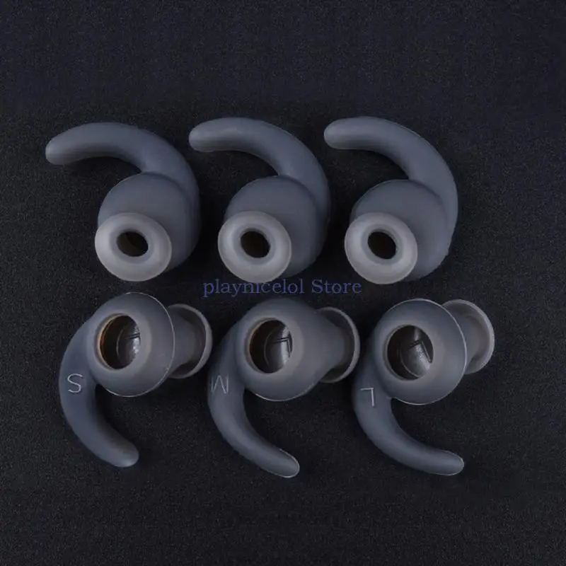 6 Packs Replacement Silicone Ear Buds S/for M Gels Eartips for Corded Headset Replacement Eargel