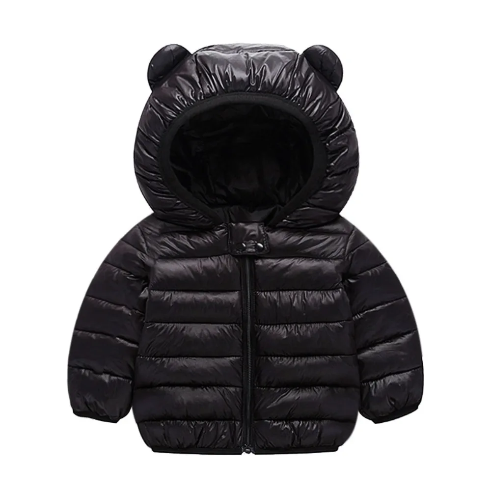 Fashion Lightweight Hooded Down Jackets Warm Casual Children Casual Clothing Kids Autumn Winter Outerwear for Boys and Girls