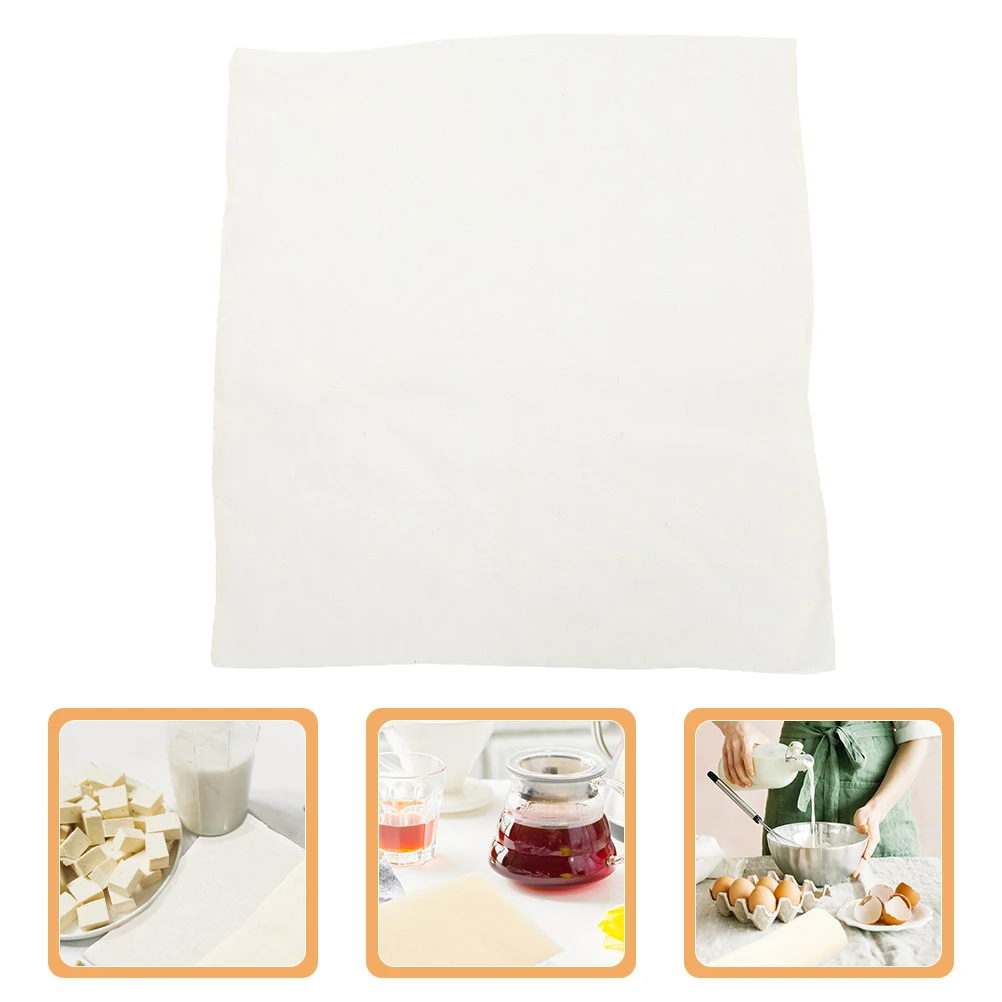 

2 Pcs Kitchen Filter Cloth Cheese Runner Cotton Yarn Reusable Cloths for Straining