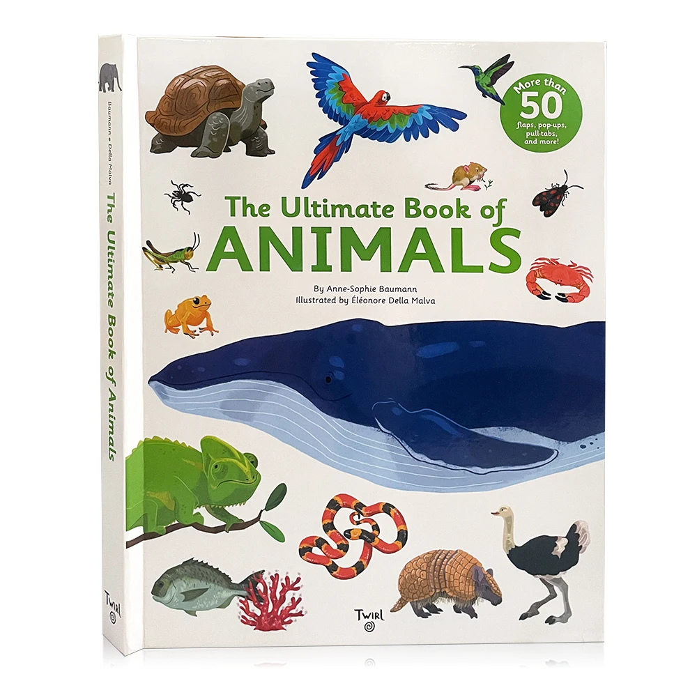 

The Ultimate Book of Animal: A Hardcover Educational Book with Flaps To Lift, Kids English Popular Science Books Montessori