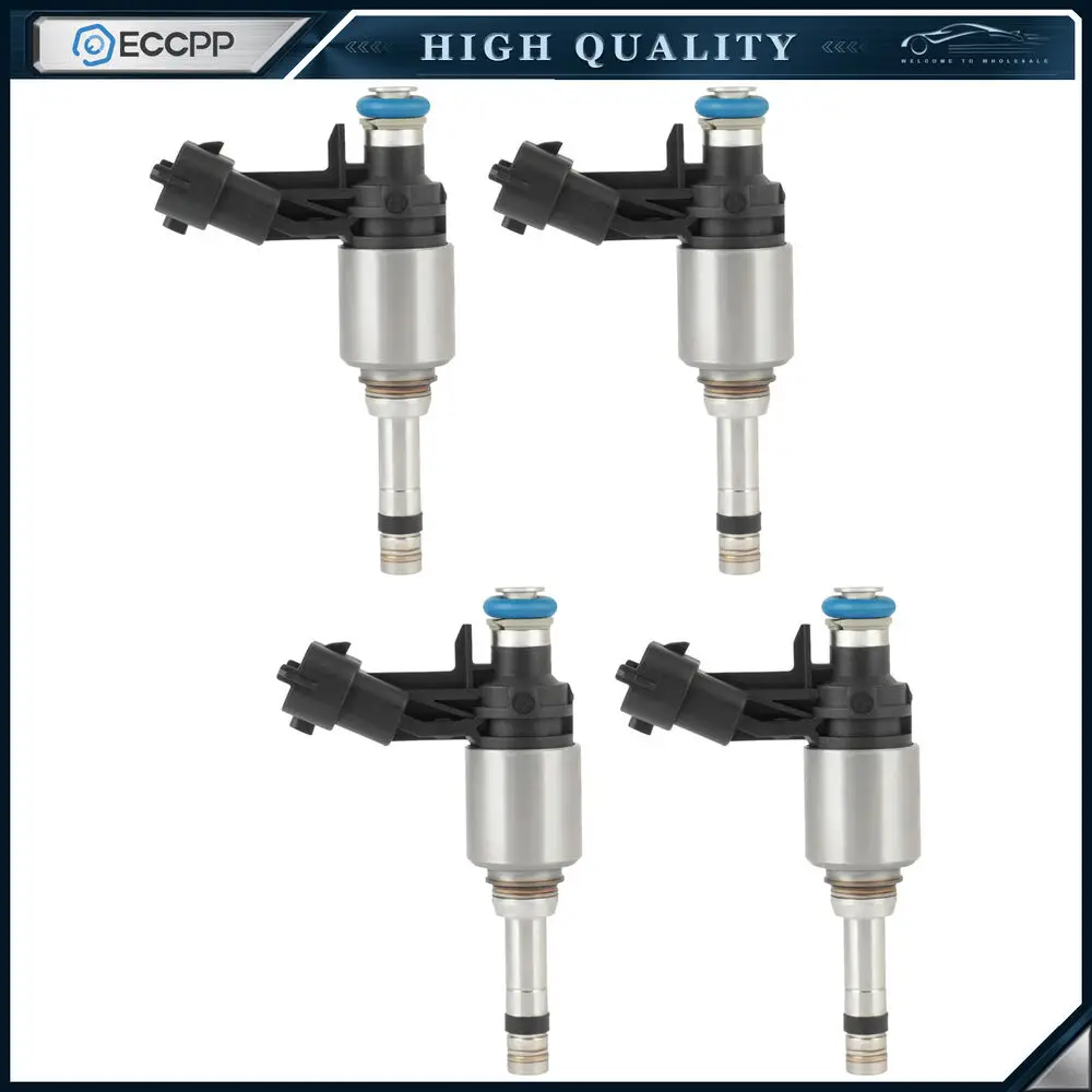 

4x Fuel Injectors For Hyundai Accent Veloster Kia Rio Soul 2012 2013 -2017 1.6L