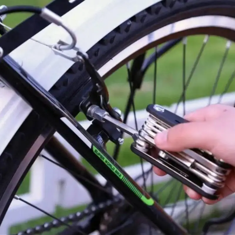 

Набор из 2 портативных многофункциональных ключей-отверток 16-в-1 для велосипедов, мотоциклов и ремонта техники