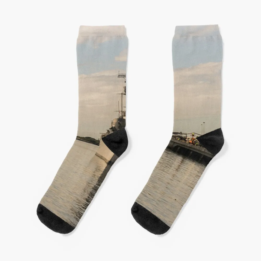 

USS Missouri (BB-63) Socks Women'S Warm Socks Thermal Socks Men