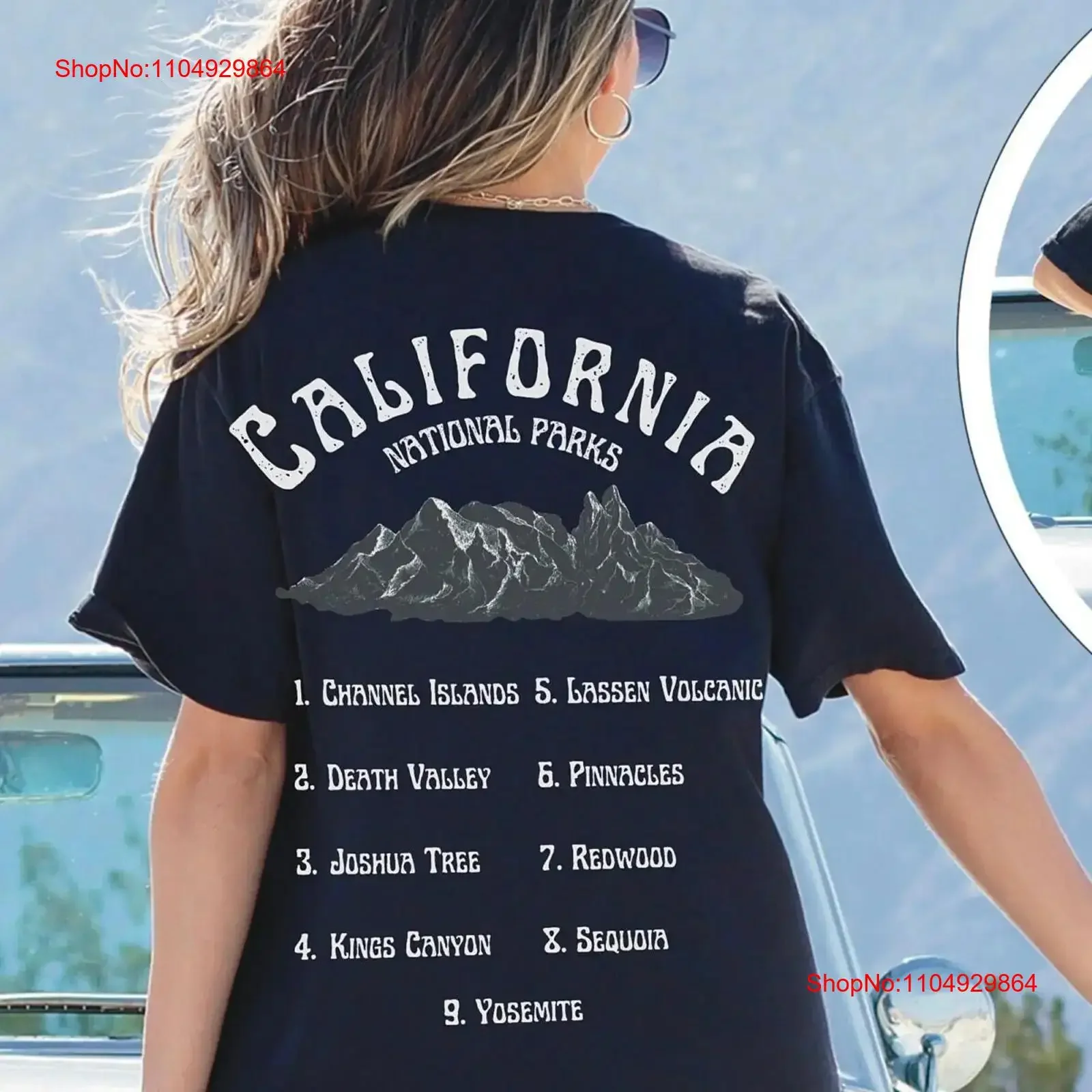 Camiseta del Parque Nacional de California Granola para aventurero escalada en roca al aire libre senderismo único Yosemite Joshua Tree vintage