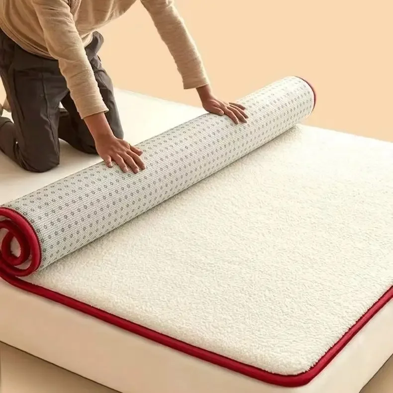 Lamb cotton mattress soft cushion home for winter thickened warm cooker mattress mattress mattress bedroom