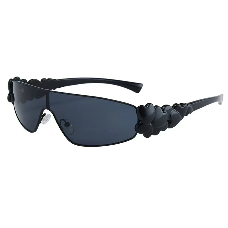 Lunettes de soleil de Style européen et américain pour femmes, Punk Y2K, élégantes, pour hommes, Performance sur scène