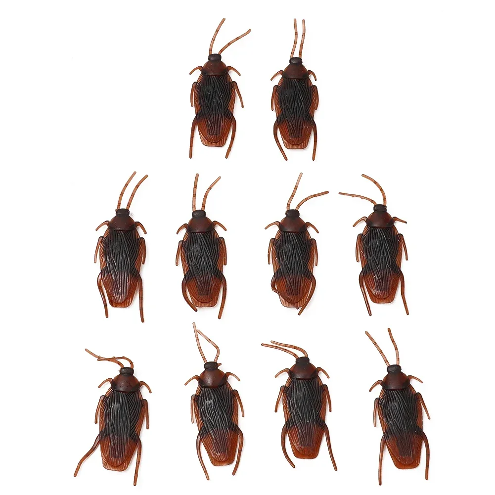 High Quality Prank Cockroaches Prank 5/10pcs 6cm X 2cm Smelless Trick Cockroaches Cockroaches Toy Eco Friendly