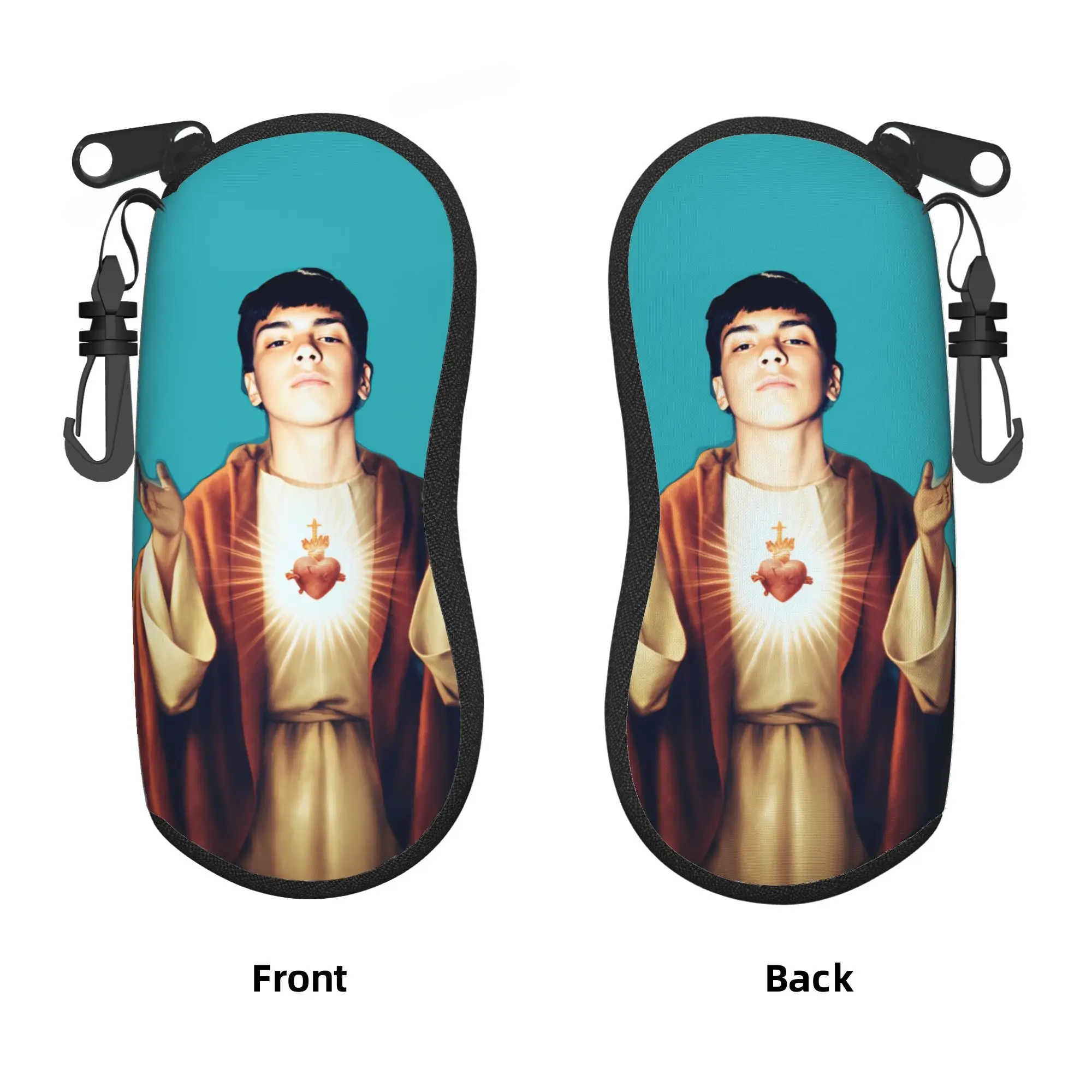 Rapper Milo J  111  Glasses Case  Travel Sunglasses Pouch For Male Female Fashion Eyewear Storage Zipper Glasses Box