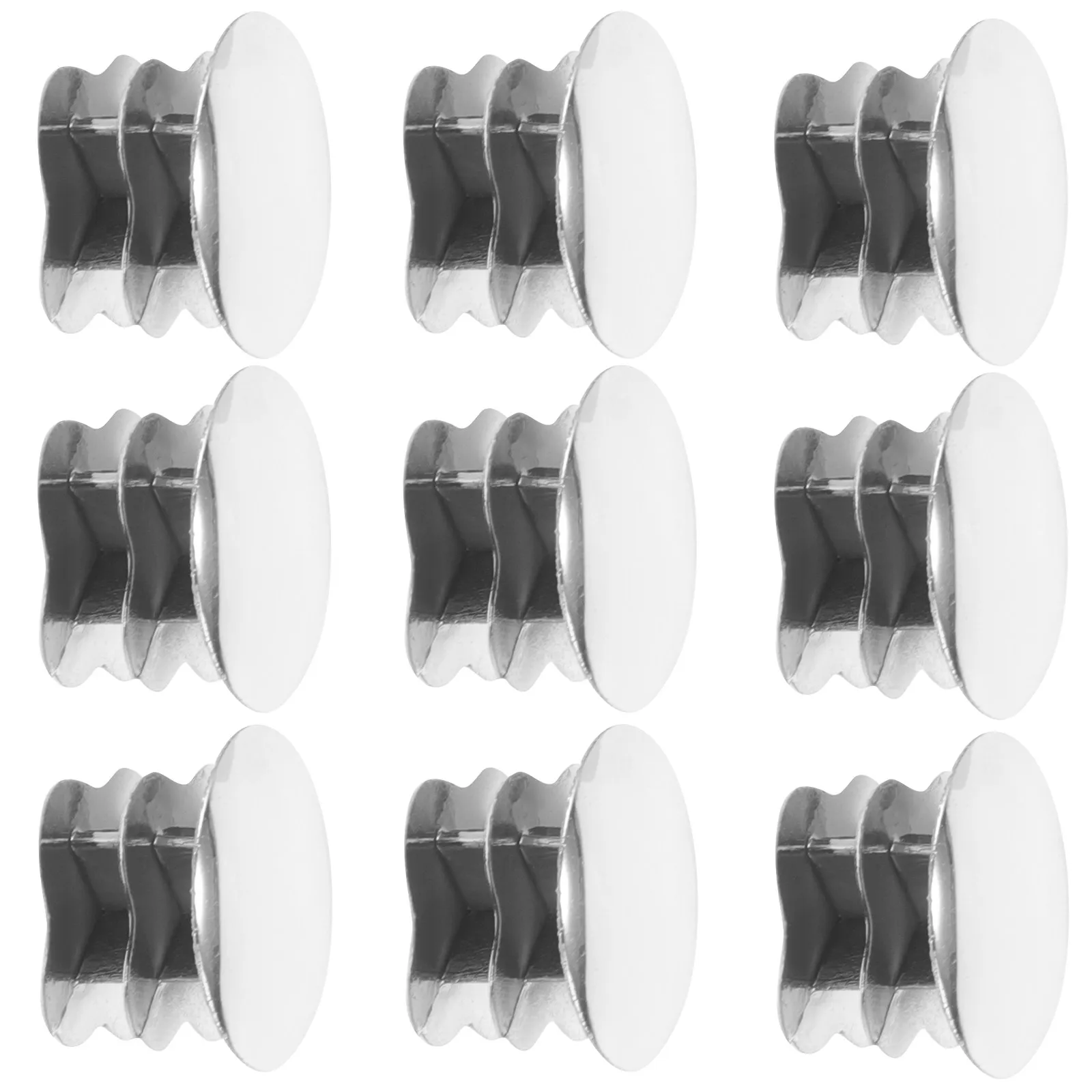 20Pcs Electroplated Pipe Plugs Plastic Hole Insert End Caps Tubing Pipe Post Seal Covers Caps Plastic Chair Leg Protectors - view 3