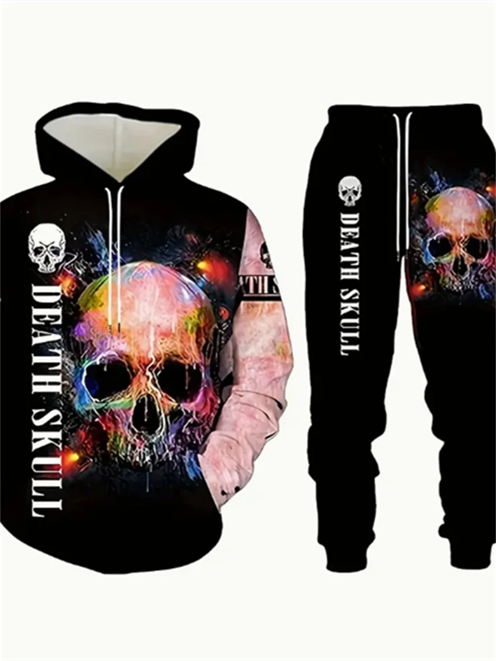 

Мужские толстовки с рисунком волка, брючный костюм с 3D принтом для мужчин и женщин, спортивный костюм из двух предметов для взрослых, модные мужские толстовки, комплекты для бега