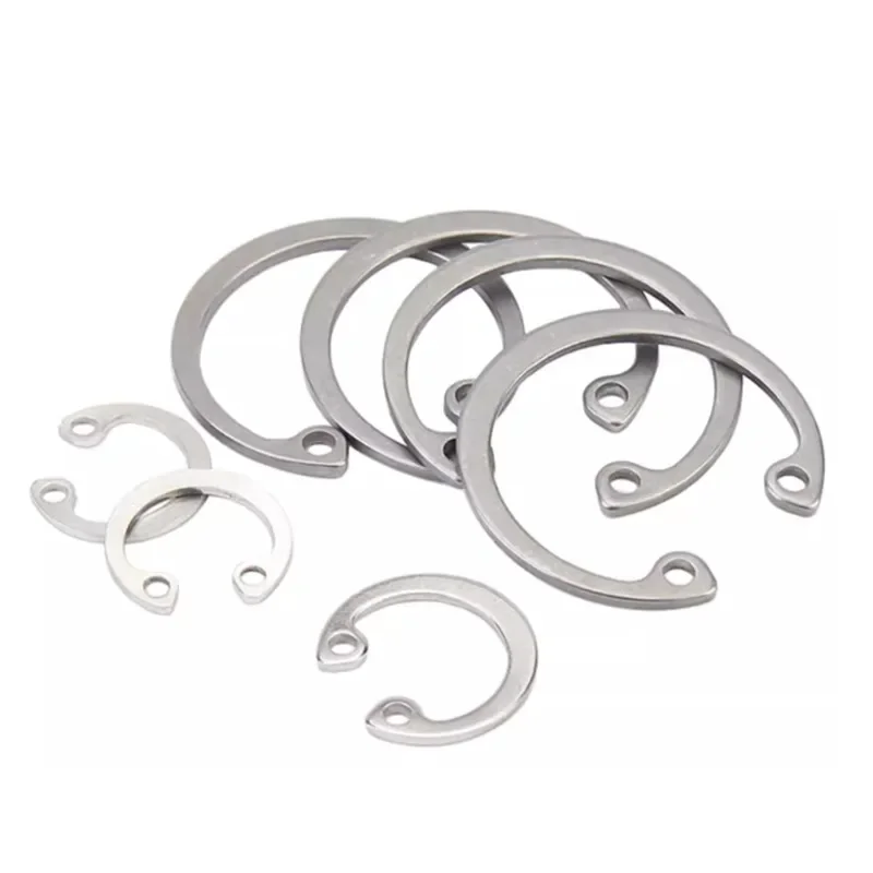 for  Manganese 304 Stainless Steel GB893 External Circlip C Type Spring Retaining Ring Hole Card