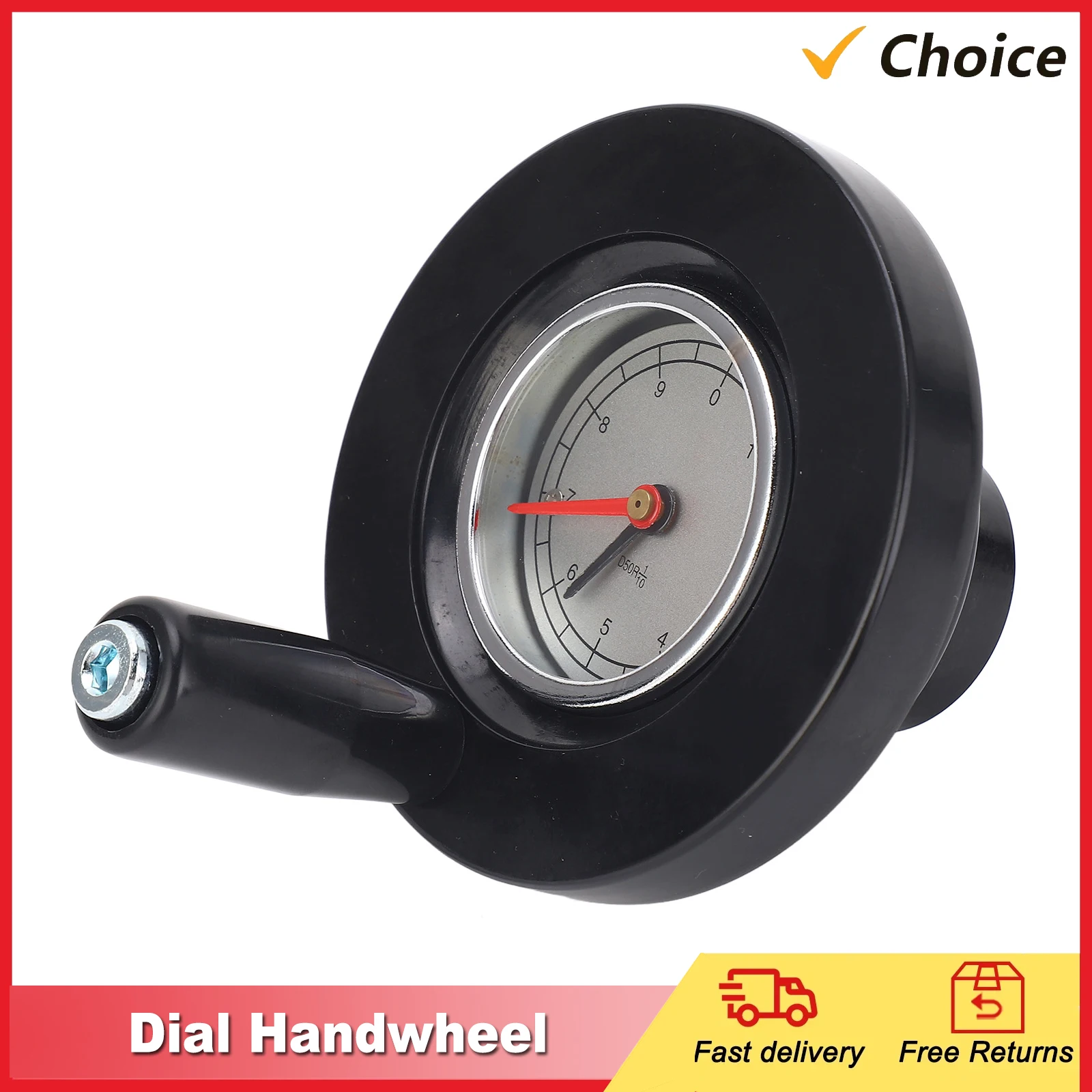 

Handwheel 12x100MM 0 To 9 Position Indicator Hand Wheel with Handle for Glass Food Die Casting Machinery Digital Handwheel