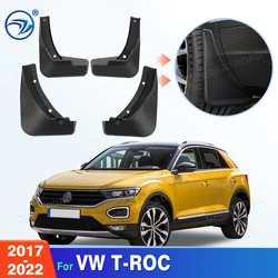 For Volkswagen VW T-ROC 2017 2018 2019 2020 2021 2022 Fender Mudflaps Splash Guards Mudguards Mud Flaps Car Accessories
