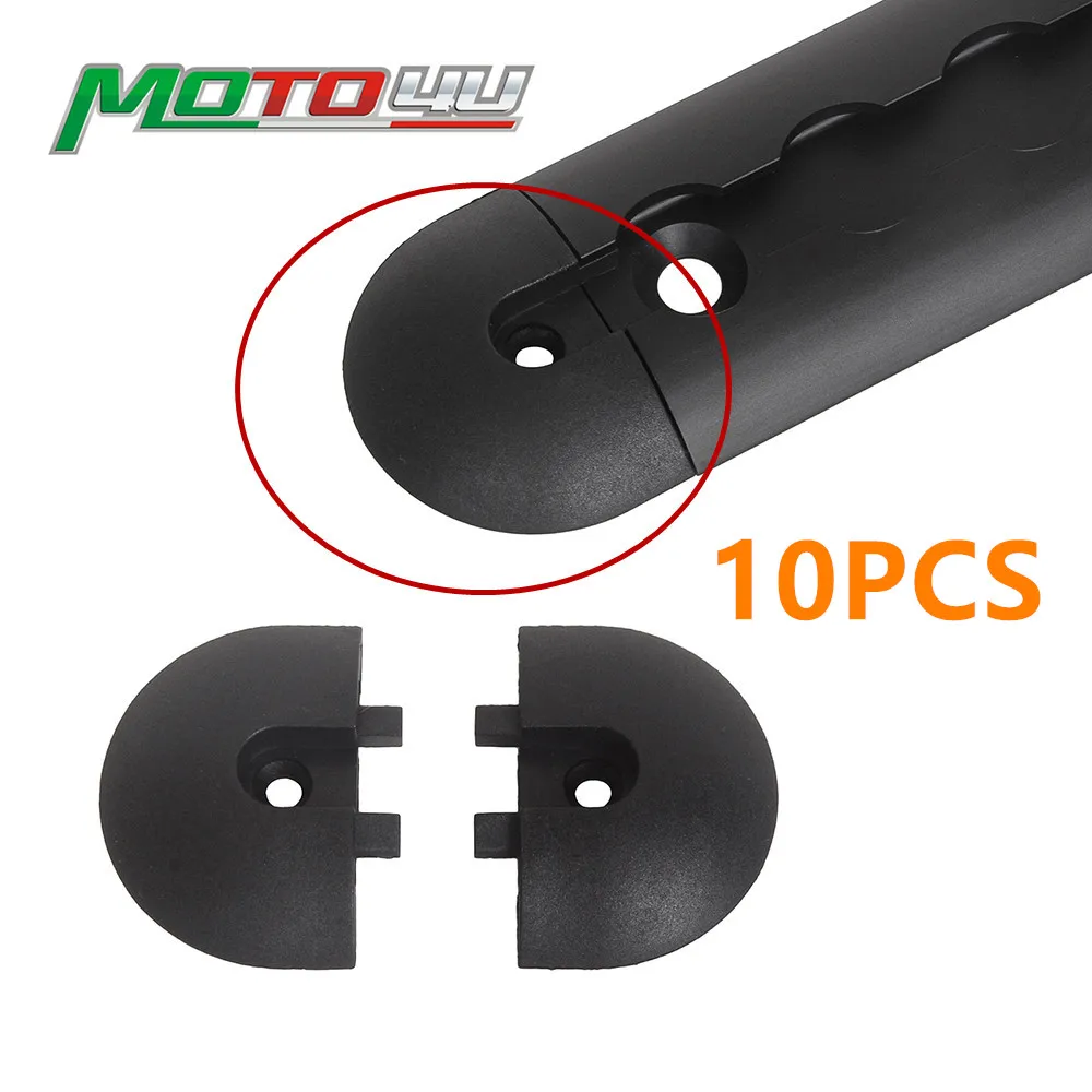 

10PCS Airline Rail Plug Anchor Track end Plastic Finish For The Rail Anti-collision Round Motorcycle Traile Accessories
