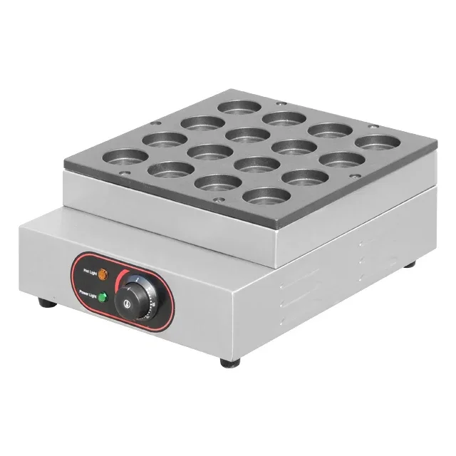 Street Snack Series Waffle Baker Electric Cake Maker Tool CE Automatic 16 Holes Non Stick Pancake Puffy Cake Maker Machine