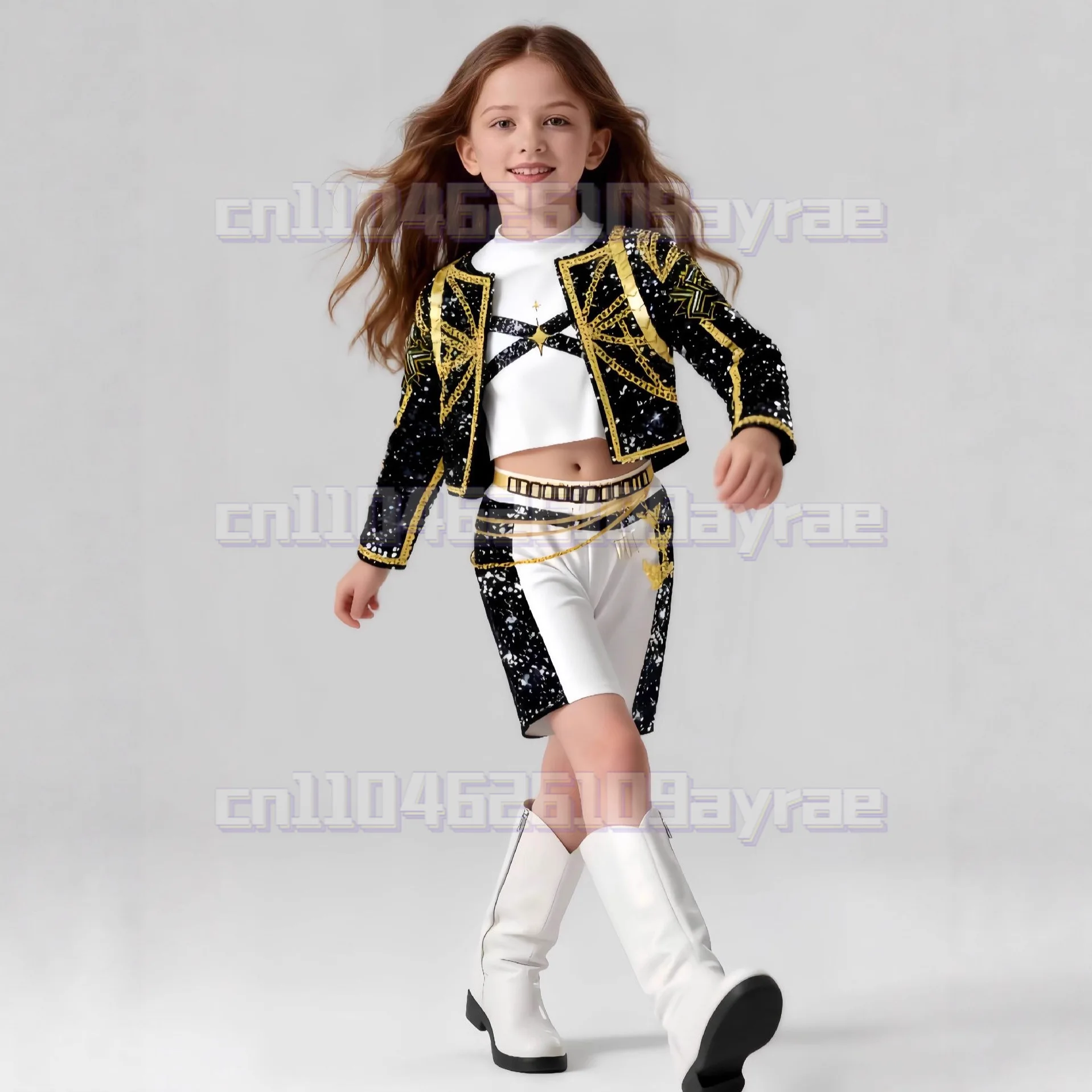 جديد 2026 طباعة Kpop رومي زوي ميرا حفلة الهالوين تأثيري حلي شيطان الذهبي المرحلة البدلة هنتر المراهقين الفتيات هدية عيد ميلاد #3