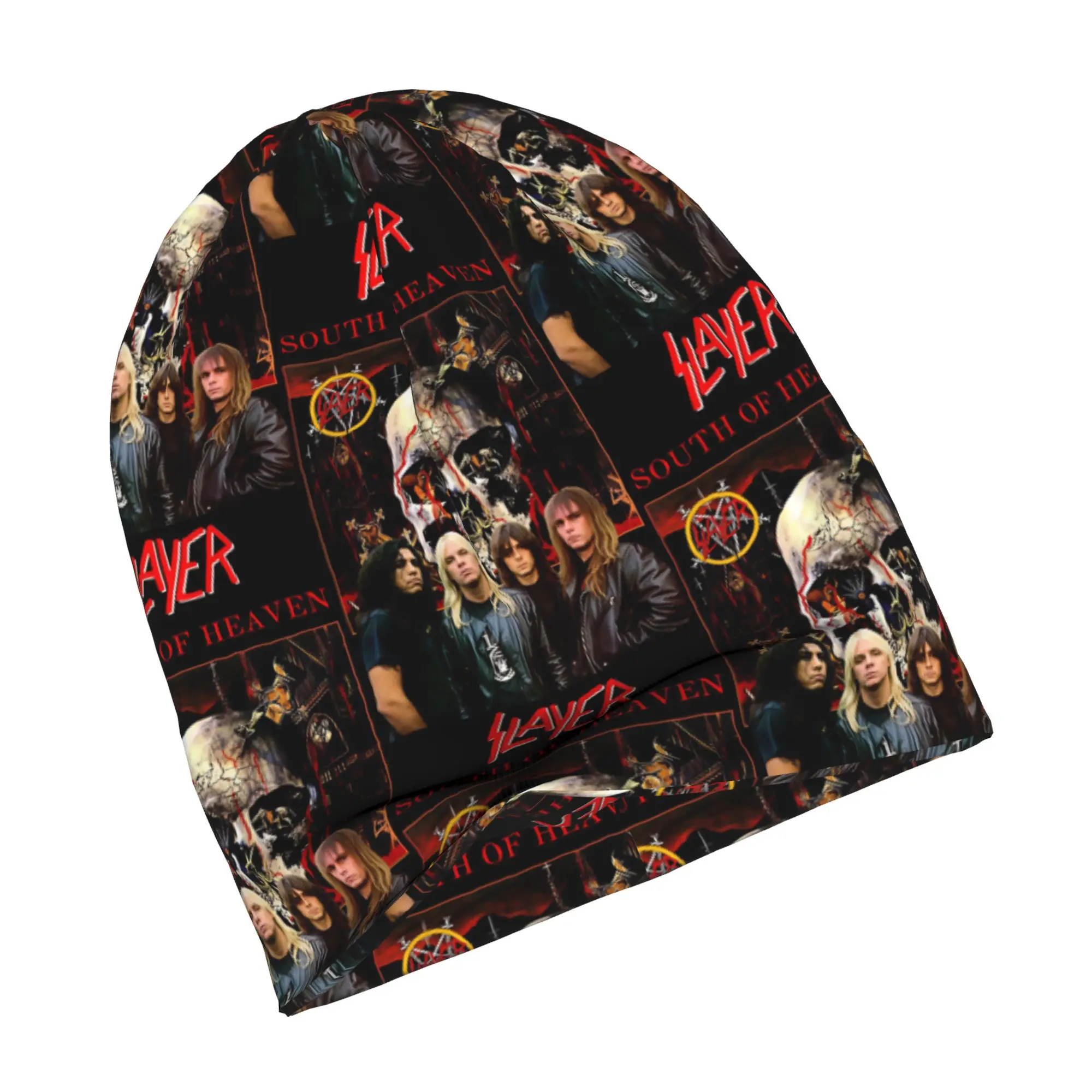 Heavy Metal Rock S-Slayers Bonnet Hats  Hip Hop Knitting Hat For Men Women Warm Winter  Skullies Beanies Caps