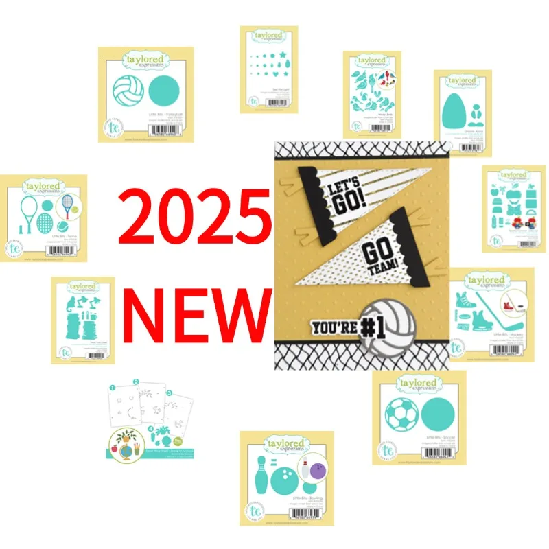 تنس مدرسة المعلم البولينج رياضة الكرة الطائرة كرة القدم الهوكي جنوم المعادن قطع يموت ختم Stencil ألبوم صور ورقة DIY بها بنفسك النقش