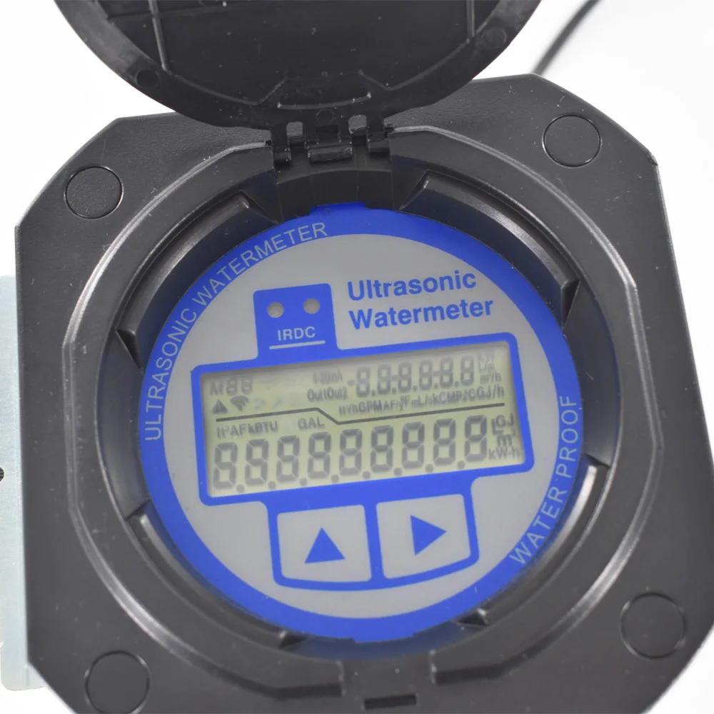 Ultrasonic Water Meter Battery Supply Threaded connection DN15 DN20 DN25 DN32 DN40 IP68 digital water flow meter