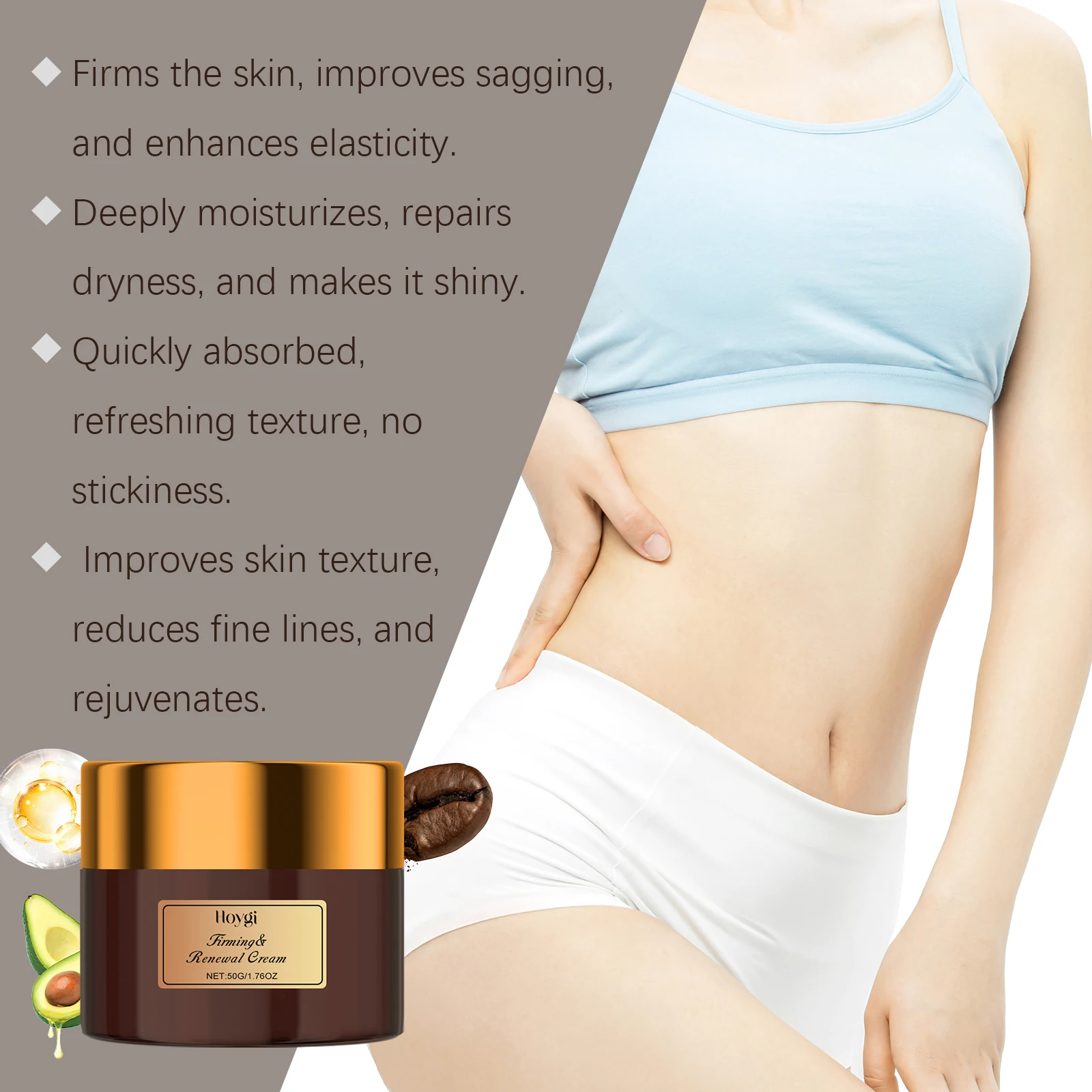 Niacinamide Body Cream Firming Lifting Brightening Body Lotion Improve Sagging Skin Fade Fine Lines Nourishing Skin Care Product