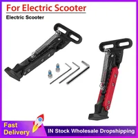 Electric Scooter Kickstand Foot Support Parking Stand for E-Scoter Adjustable Side Vertical Mounting Foot Bracket V2.0