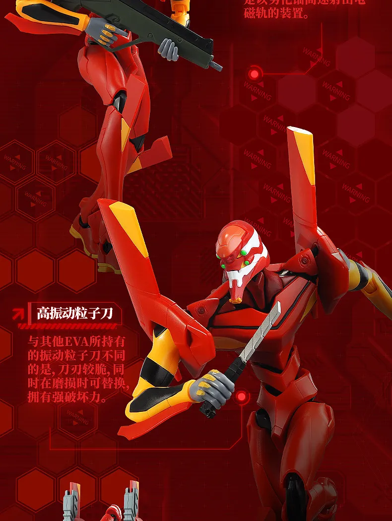 Original Blokees Evangelion Production Model‑02 TV Version & Evangelion Mark.06 Legend Edition Movable Robot Anime Figure Toys