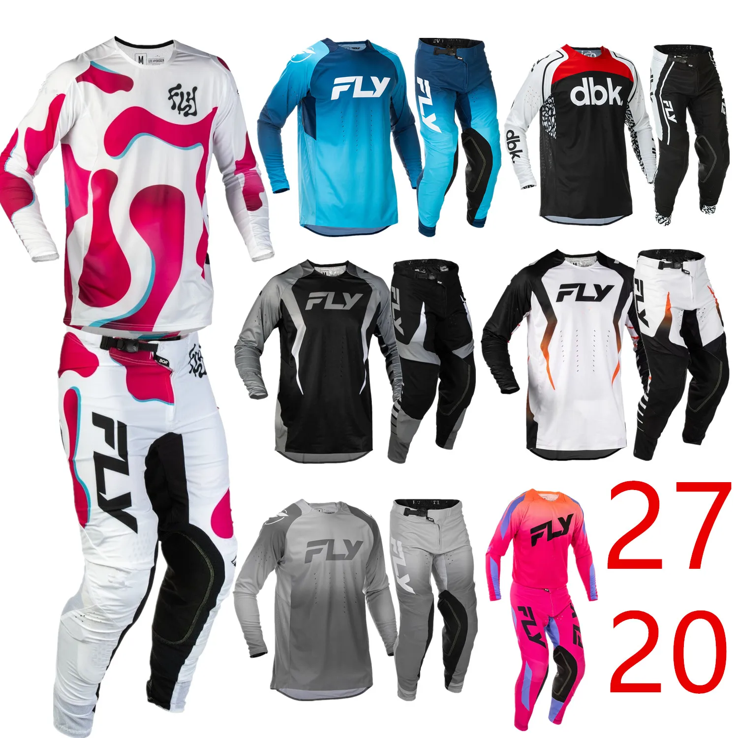 2027 FLY Moto Gear Set MX Jersey Set Off Road Moto Kits Motorcycle Clothing Enduro Motocross Jersey And Pant