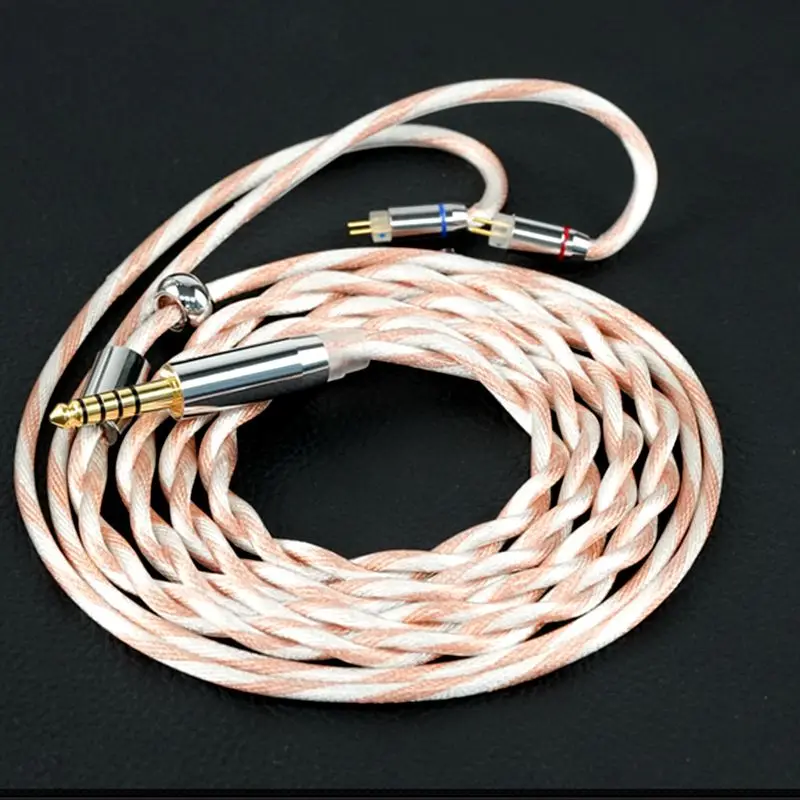 كابل XINHS G58 2-Strand Coaxial Leeds 7N عالي النقاء من سبائك النحاس