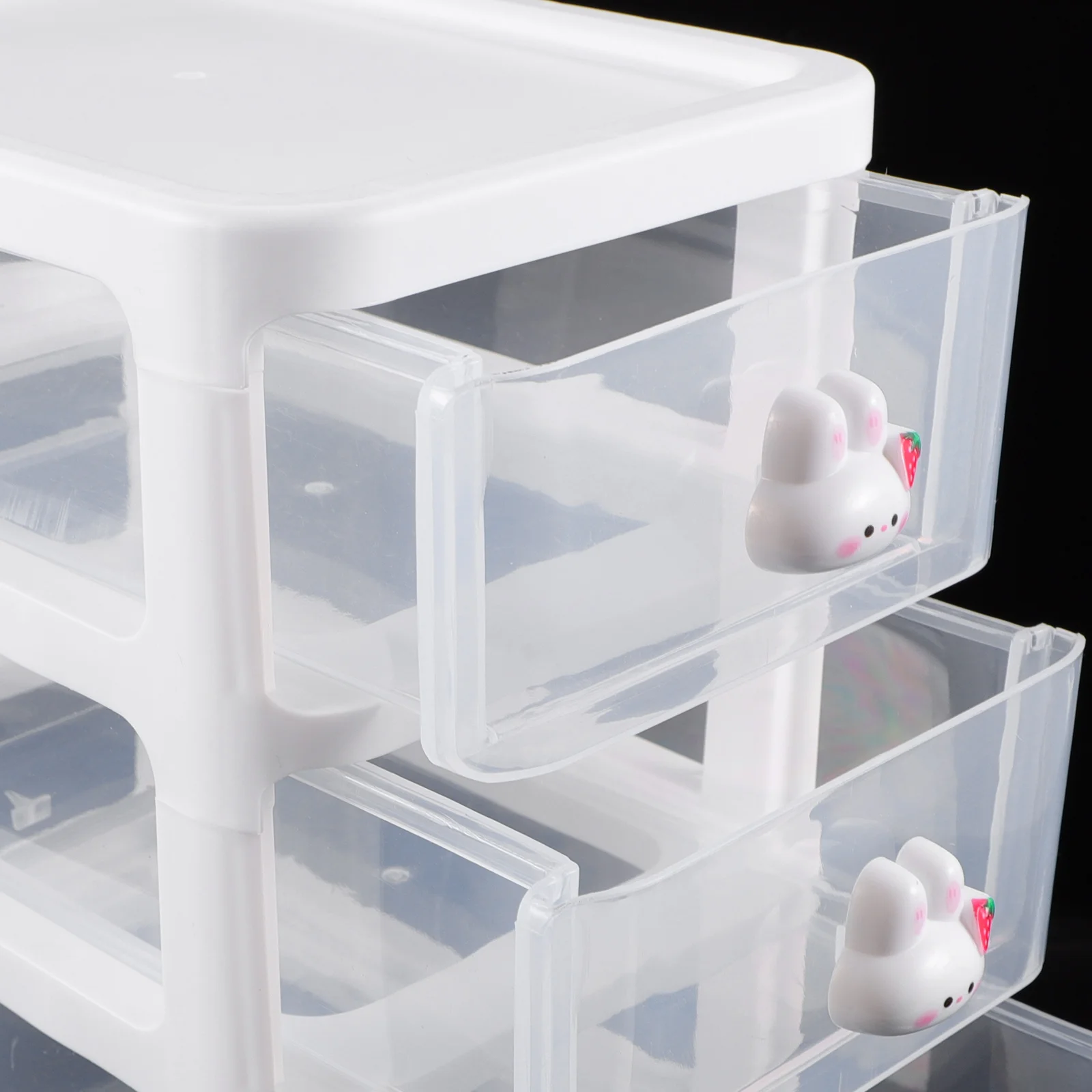 

Desktop Organizer 3-Layer Drawer Type Storage Box Practical Makeup Sundries Organizer for Desktop Office Bedroom