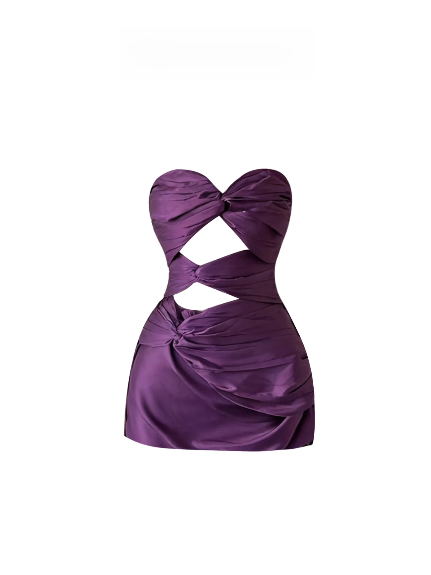 

HEZA Sexy Hollow out Bustier Dr Women's Summer Slim Fit ort Skirt Purple Vaion Bodycon Dr No Brand Registered Trad...