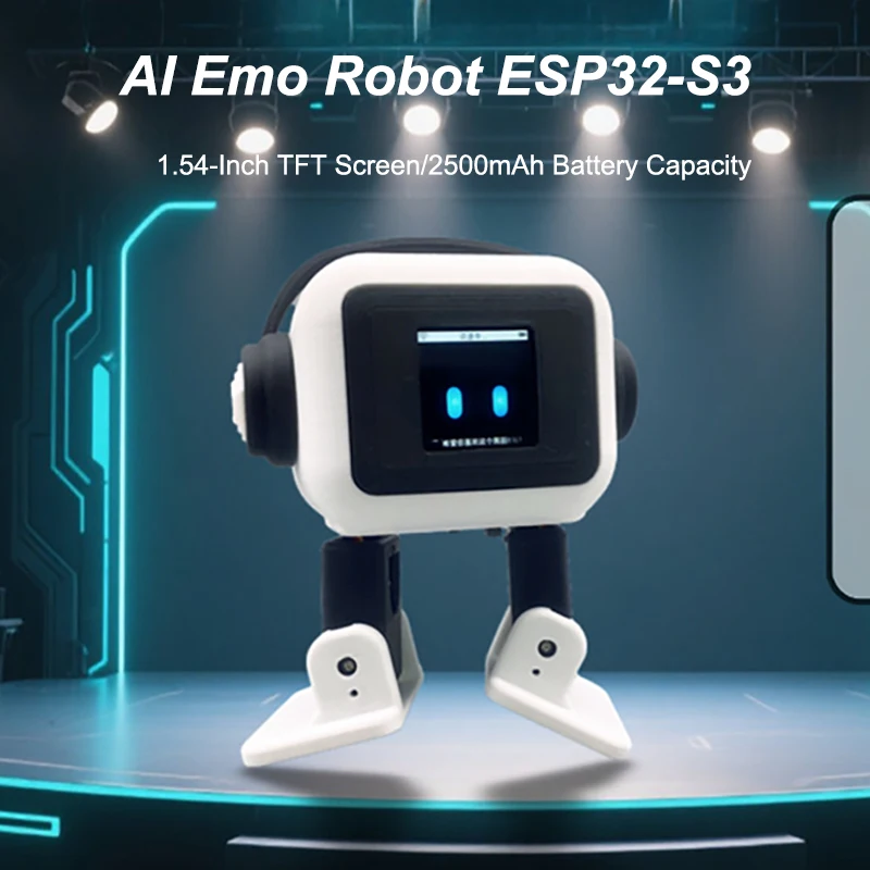 EMO AI Robots ESP32-S3 Main Control Support Interactive Desktop Voice Recognition EMO Go Home Robot Companion Children Gift