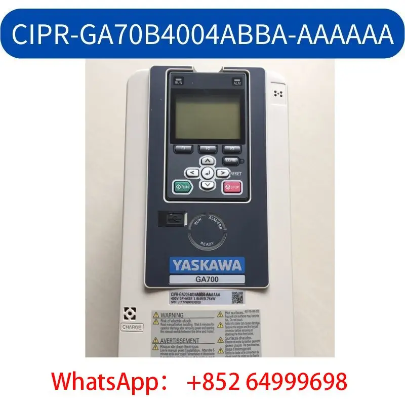 

second-hand GA70B4004ABB Inverter CIPR-GA70B4004ABBA-AAAAAA 1.5KW/0.75KW tested ok