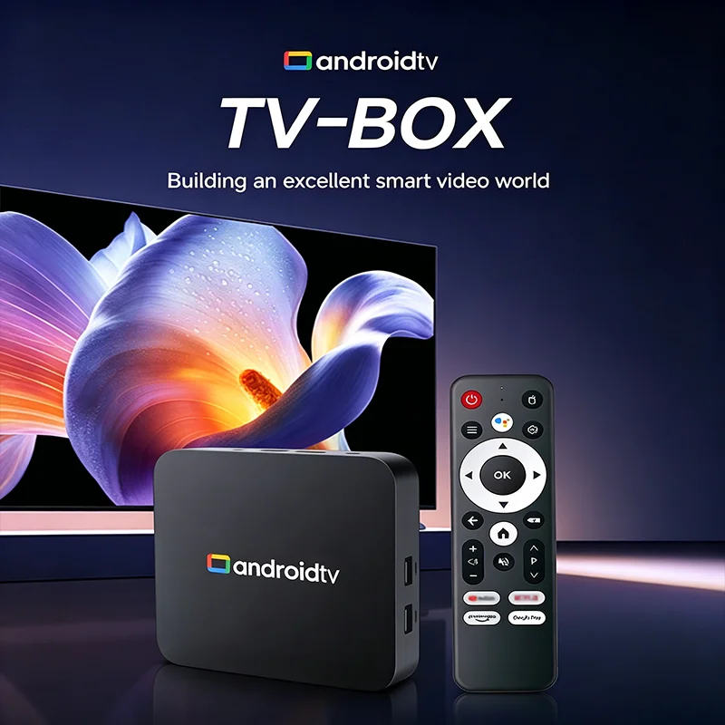 

2026 Smart TV Box Q18 Android Cortex-A53 Dual WiFi 5G/6 Google Assistant BT6.0 Netflix 8GB+128GB Media Player